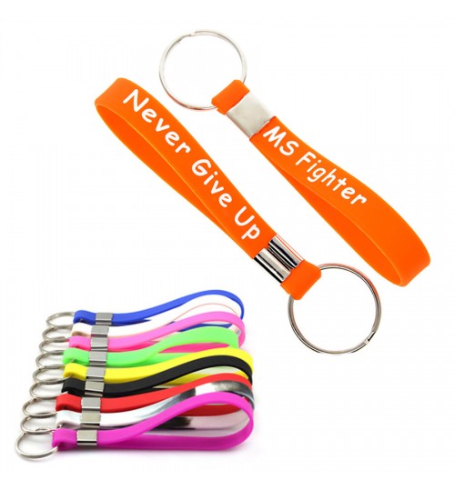Silicone Wristband Keychain